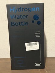 Hydrogen Water Bottle Generator with SPE PEM Technology Portable Glass