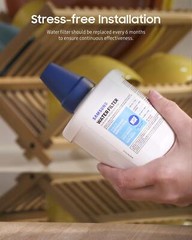 Samsung Genuine Filter for Refrigerator Water and Ice, Carbon Block Filtration
