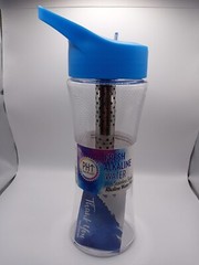 NEW New Wave Enviro Alkaline Water Bottle Boosts Ph Up To 9.5 Blue Lid