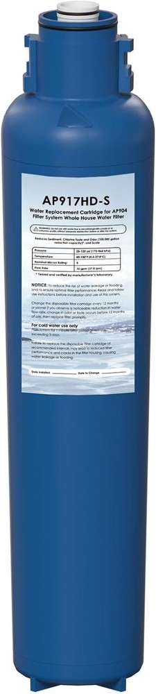 AP917HD-S AP904 Water Filter Replacement, Whole House Sanitary Quick Change