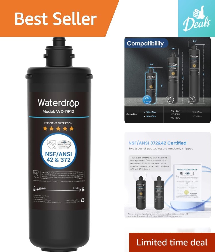 11,000 Gallon RF10 Under Sink Filter Cartridge – Enjoy Clean Water Effortlessly