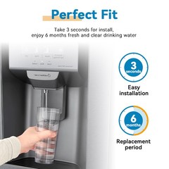 1~10Pack for Frigidaire PWF-1 FPPWFU01 Refrigerator PurePour Water & Ice Filter