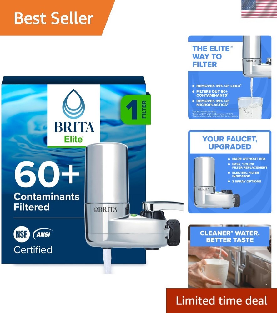 Multi-Use Faucet Water Filter with Carbon Block Technology – No Wait & Portable