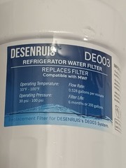 DESENRUIS MWF GWF 46-9991 MWFP Smartwater Fridge Water Filter Replacement