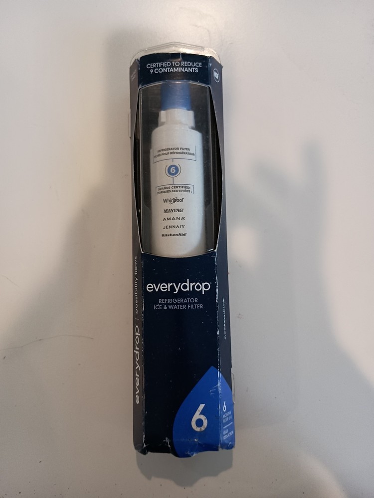 Whirlpool Everydrop Ice and Water Refrigerator Filter – White (EDR6D1)