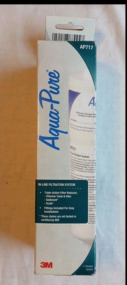 New Aqua Pure AP717 3M Water Filtration In Line Filter Aqua-Pure