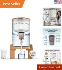 Alkaline Water Dispenser Filter System – Countertop Purifier Pitcher for Home…