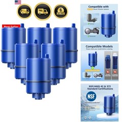6 Pack Water Filter Replacement Compatible with All PUR, PURPLUS Faucet Filtr…