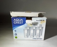 Lot 4 Pack Aqua Crest AQK-06 Water Pitcher Filter Replacement New Sealed