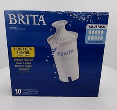 Brita Standard Water Filter Replacement 10 Pack Pitcher Dispenser Model 0803
