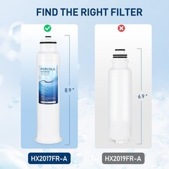 HX2017FR-A/HX2017F-A Water Filter, Compatible with Hisense HRF266N6CSE1, HRF2…