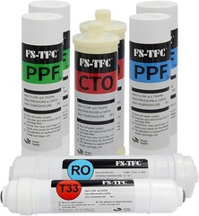 Reverse Osmosis Water Filtration System 1-Year Replacement Filter Kit