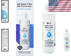 Plastic Refrigerator Water Filter 200 Gallon Capacity Improved Taste and Quality