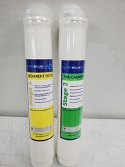 Pure Blue H2O Stage 1 Filter & Pure Blue H2O Stage 2 Pre-Carbon CTO Filter New