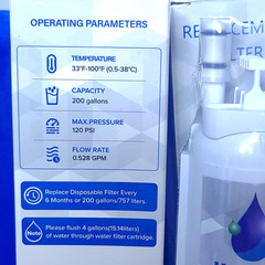 NEW (2) Yatker H20 FRIGIDAIRE Replacement Refrigerator Filters FPPWFU01 EPPWFU01