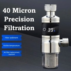 Water Filter With Temperature Sensors LED Digital Display For Safe Drinking