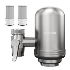 Faucet Water Filter for Sink, Rapid Flow – 400 Gallons Faucet Mount Water Fil…