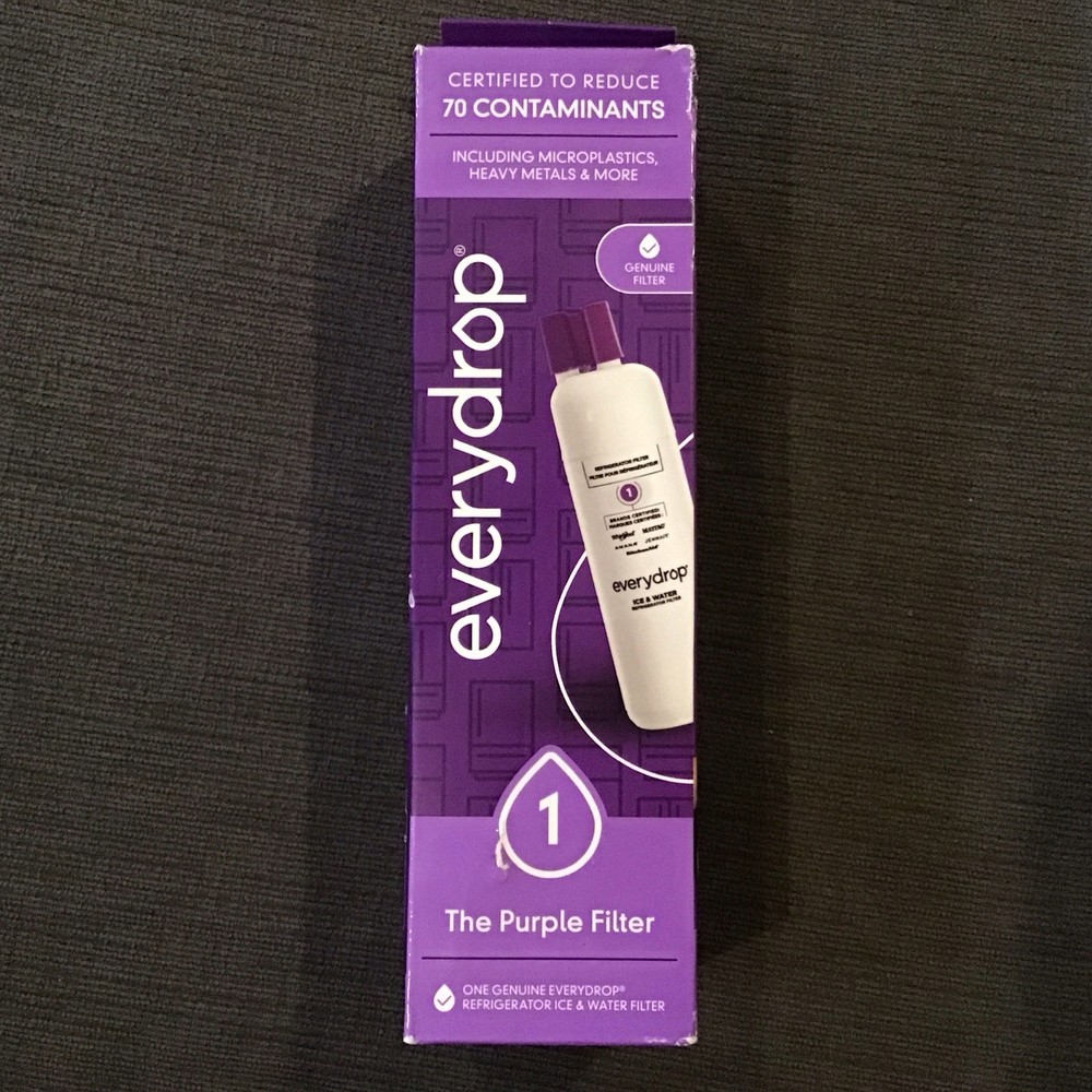 NEW Whirlpool EveryDrop Refrigerator Ice And Water Filter 1. The Purple Filter