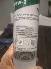 WaterSentinel WSW-2 Refrigerator Replacement Filter for Whirlpool Kenmore