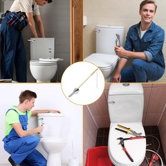 Universal Toilet Handle Replacement Kit, Front Mount Metal Toilet Flush Lever