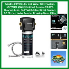 Versatile Under Sink Drinking Water Filter – 10,000 Gallon Capacity, DIY Install