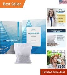 Alkaline Water Filter Pouch Portable Reusable Filter for Bottle Pitcher Jug