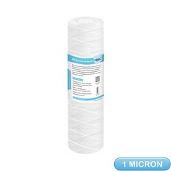 1 Micron 10″x2.5″ Whole House String Wound PP Sediment Water Filter Replacement