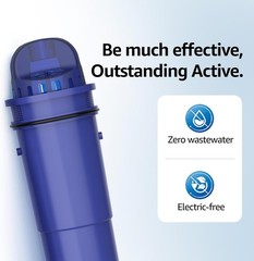 Overbest NSF 42 Water Filter for PUR Pitchers – 3 Count, Taste & Odor Reduction