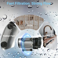 200 GPD Booster Pump Kit Fit Home RO Reverse Osmosis Water Purification System