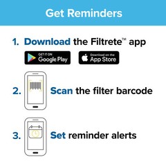Filtrete High Performance Air Filter 1900 MPR UA12DC-4, 24 in x 24 in x 1 in