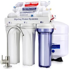 iSpring RCC7AK, NSF Certified, 75 GPD, Alkaline 6-Stage Reverse Osmosis System