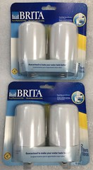 NEW! Lot of 2! 2-Packs Brita Replacement Faucet Water Filters FF-100 OPFF-100!