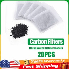 20 Pcs Activated Charcoal Carbon Filter Sachets For Pure Water Distiller SALE