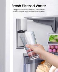 Samsung Genuine Filter for Refrigerator Water and Ice, Carbon Block Filtration