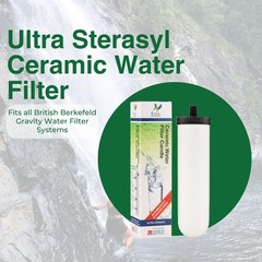 British Berkefeld Doulton Water Filter Element Compatible with Berkey Water Filt