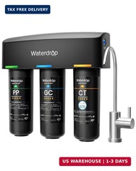 Waterdrop TSB 8 Layer Under Sink Water Filter, Reduces PFAS, PFOA/PFOS, Fluoride