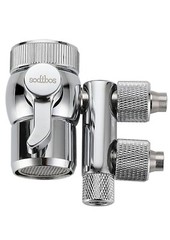 Sodibos 2 Way Faucet Diverter Valve for Countertop Water Filter with Aerator