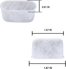 Charcoal Water Filter for Cuisinart SS-10, SS-15, SS-700, DCC-1200, DCC-3200, DC