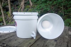 2.5 Gallon Countertop Gravity-Fed Water Filter System w/ Activated Charcoal