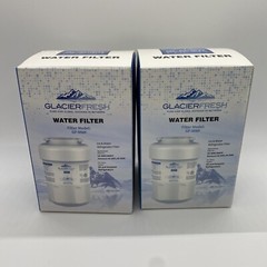 2 Pack GLACIER FRESH GF-MWF Refrigerator Water Filter Replacements