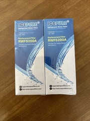 IcePure Refrigerator Water Filter RWF5200A Replaces GE XWF NEW Sealed 2-PACK