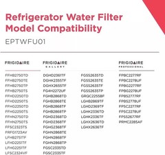 NEW 4 PACK Frigidaire EPTWFU01 Pure Source Ultra II Refrigerator Water Filter