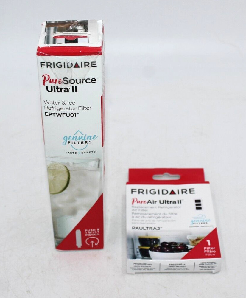 Frigidaire EPTWFU01 Refrigerator Water Filter White PAULTRA2 Air Filter Lot of 2
