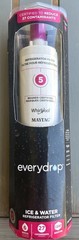 EveryDrop Whirlpool Genuine OEM Refrigerator Ice & Water Filter 5 EDR5RXD1