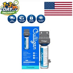Efficient Under Sink Water Filter System with 12- Cartridge Life & 1.5 GPM