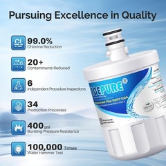 ICEPURE 5231JA2002A Refrigerator Water Filter Replacefor LG LT500P, Kenmore 9890