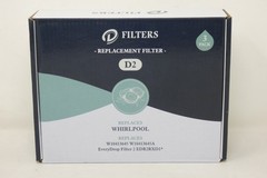 D Filters D2 Replacement Refrigerator Water Filters 10413645/A 3 Pack NEW