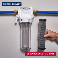 GE FXWTC Whole House Water Filter | Replacement for Water Filtration System | NS