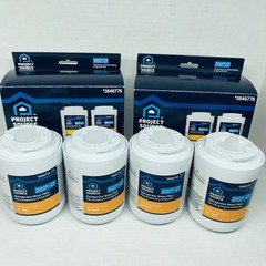 4 Project Source 3846776 Refrigerator Water Filters, GE MWF 2, 2-Packs, NEW