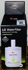 LG Water Filter Replacement Cartridge LT500P 6 Month 500 Gallon Capacity F27 NEW